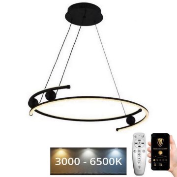 Candelabro suspenso LED com regulação LED/50W/230V 3000-6500K + controlo remoto