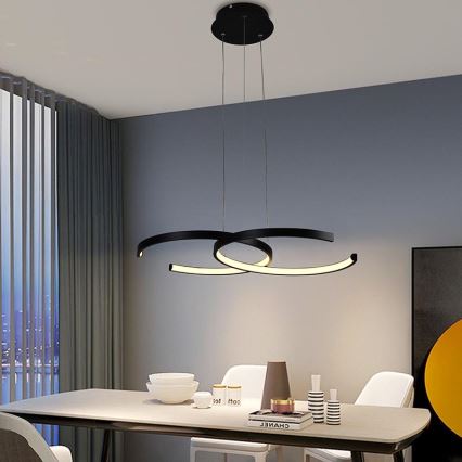 Candelabro suspenso LED com regulação LED/50W/230V 3000-6500K + controlo remoto
