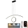 Candelabro suspenso LED com regulação LED/55W/230V 3000-6500K + controlo remoto