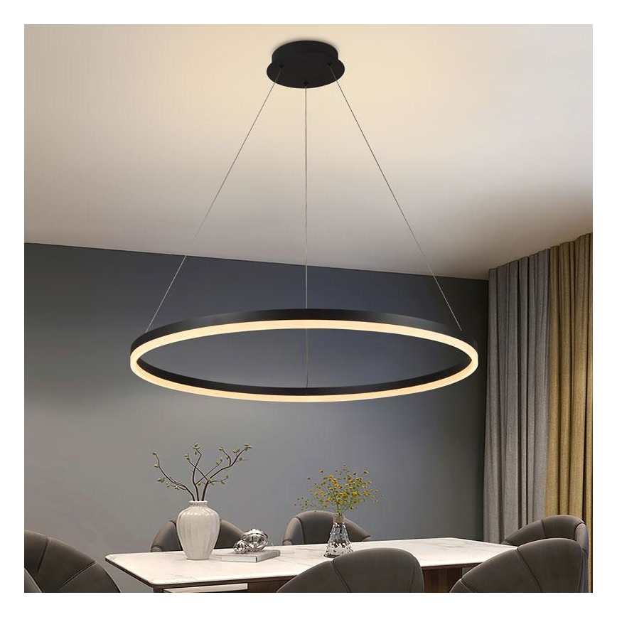 Candelabro suspenso LED com regulação LED/55W/230V 3000-6500K + controlo remoto