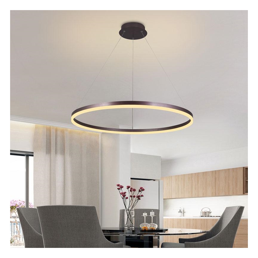 Candelabro suspenso LED com regulação LED/55W/230V 3000-6500K + controlo remoto