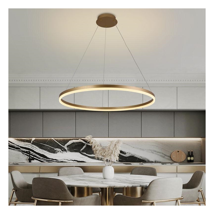 Candelabro suspenso LED com regulação LED/55W/230V 3000-6500K + controlo remoto