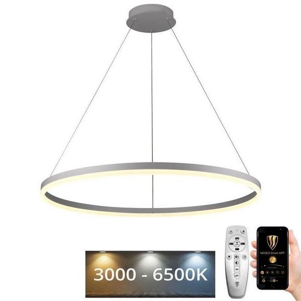 Candelabro suspenso LED com regulação LED/55W/230V 3000-6500K + controlo remoto