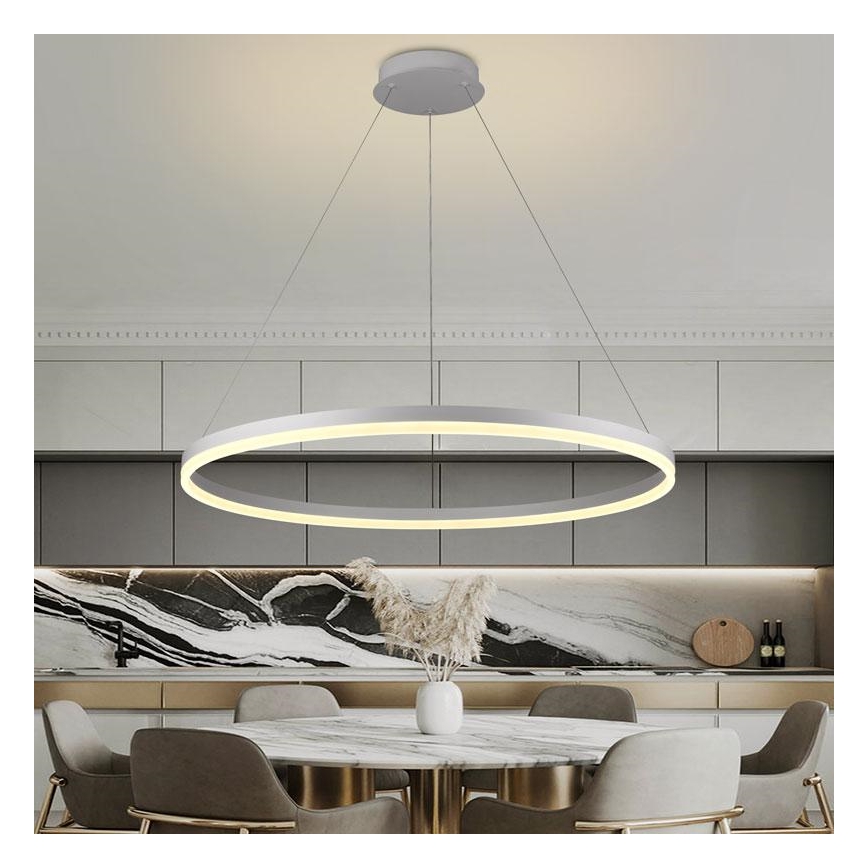 Candelabro suspenso LED com regulação LED/55W/230V 3000-6500K + controlo remoto