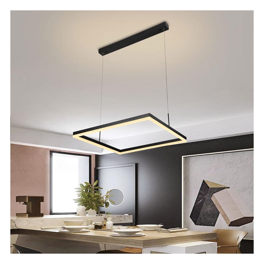 Candelabro suspenso LED com regulação LED/55W/230V 3000-6500K + controlo remoto