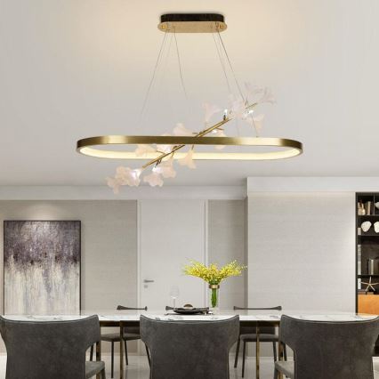 Candelabro suspenso LED com regulação LED/55W/230V 3000-6500K + controlo remoto
