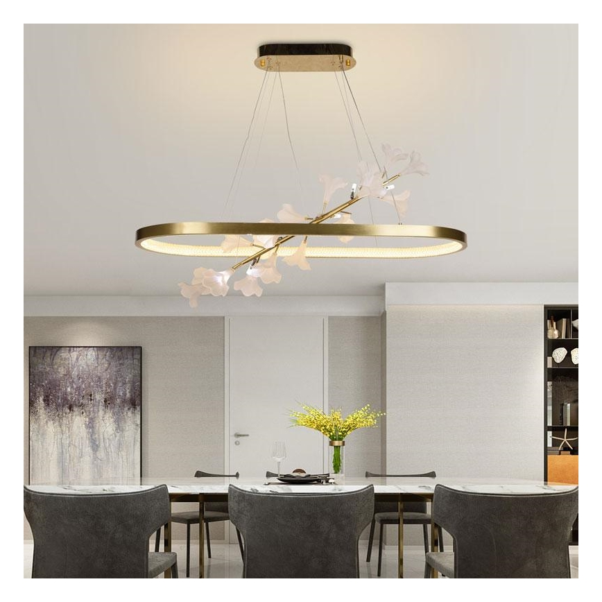 Candelabro suspenso LED com regulação LED/55W/230V 3000-6500K + controlo remoto