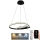 Candelabro suspenso LED com regulação LED/65W/230V 3000-6500K + controlo remoto