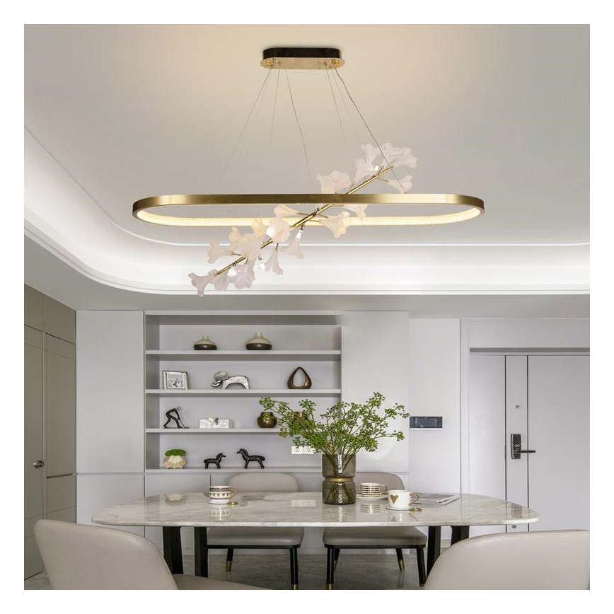 Candelabro suspenso LED com regulação LED/65W/230V 3000-6500K + controlo remoto