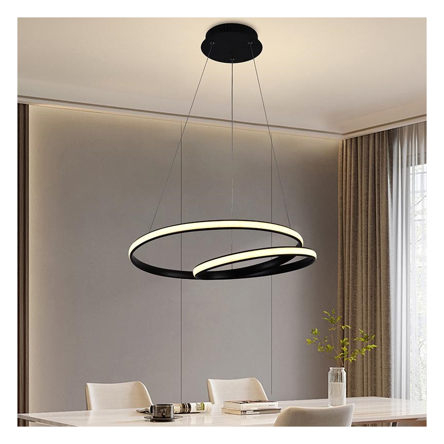 Candelabro suspenso LED com regulação LED/65W/230V 3000-6500K + controlo remoto
