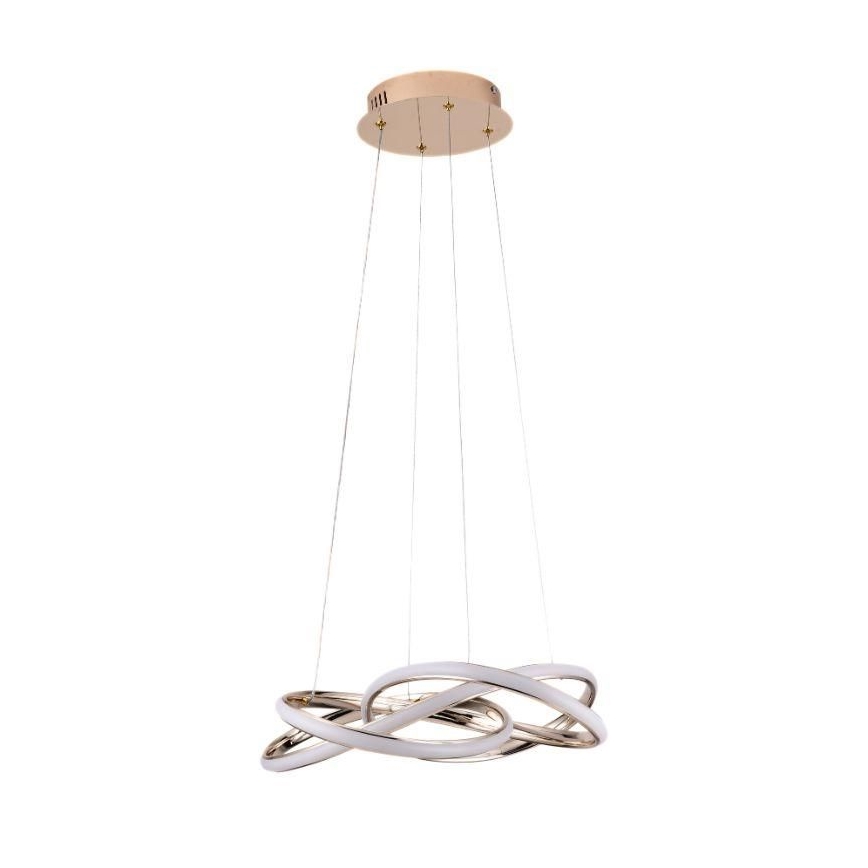 Candelabro suspenso LED com regulação LED/65W/230V 3000-6500K dourada + controlo remoto