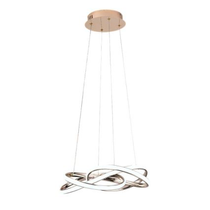 Candelabro suspenso LED com regulação LED/65W/230V 3000-6500K dourada + controlo remoto