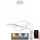 Candelabro suspenso LED com regulação LED/70W/230V 3000-6500K branco + controlo remoto