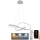 Candelabro suspenso LED com regulação LED/70W/230V 3000-6500K + controlo remoto