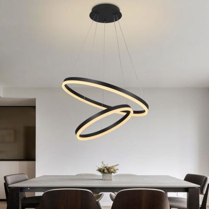 Candelabro suspenso LED com regulação LED/70W/230V 3000-6500K + controlo remoto