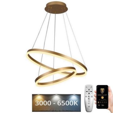 Candelabro suspenso LED com regulação LED/70W/230V 3000-6500K + controlo remoto