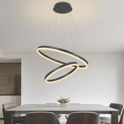 Candelabro suspenso LED com regulação LED/70W/230V 3000-6500K + controlo remoto