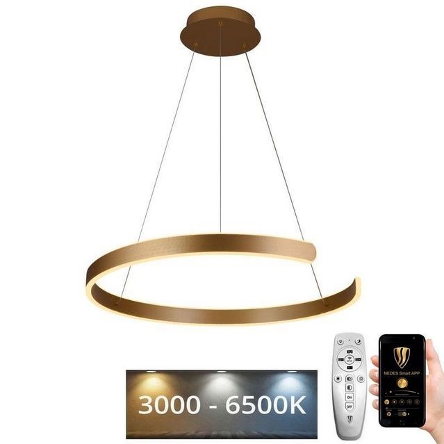 Candelabro suspenso LED com regulação LED/70W/230V 3000-6500K + controlo remoto