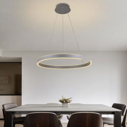 Candelabro suspenso LED com regulação LED/70W/230V 3000-6500K + controlo remoto