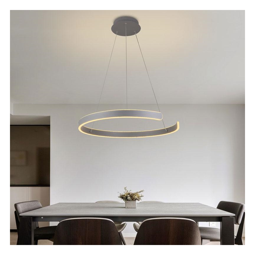 Candelabro suspenso LED com regulação LED/70W/230V 3000-6500K + controlo remoto