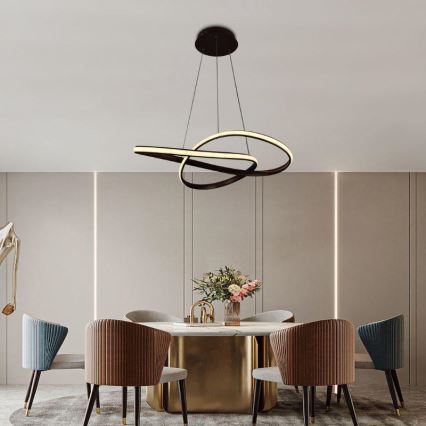 Candelabro suspenso LED com regulação LED/70W/230V 3000-6500K + controlo remoto