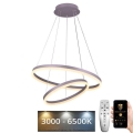 Candelabro suspenso LED com regulação LED/70W/230V 3000-6500K + controlo remoto