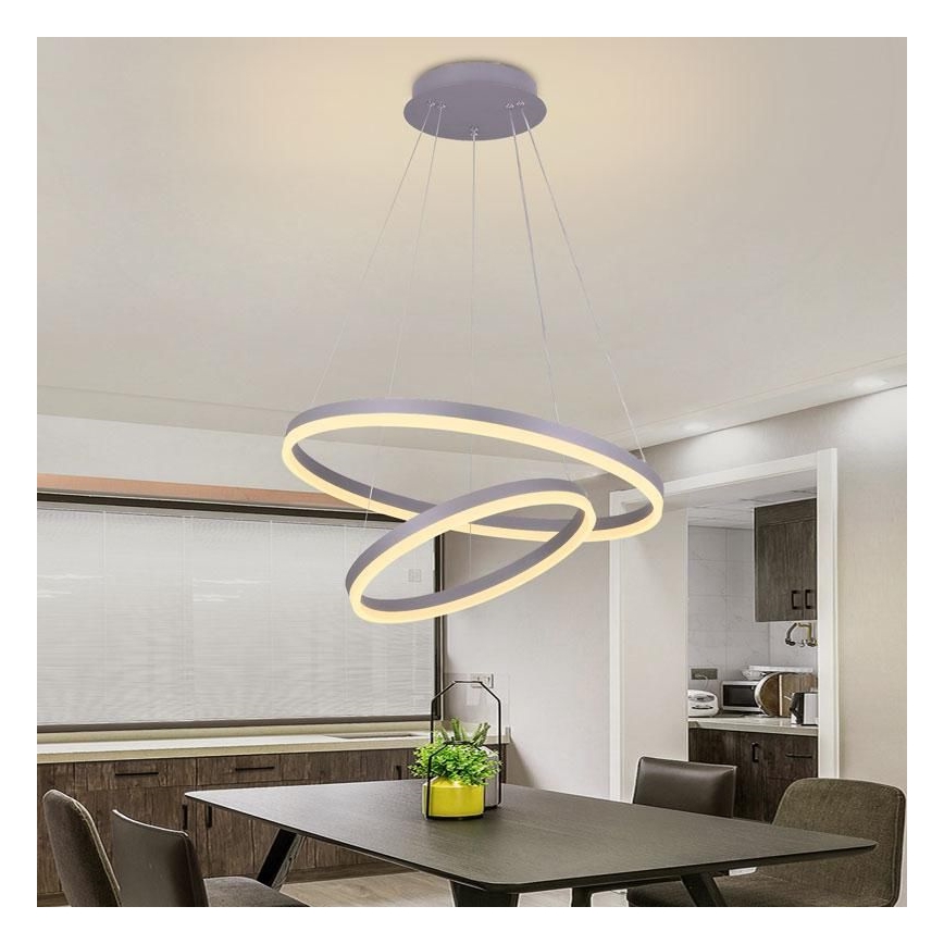 Candelabro suspenso LED com regulação LED/70W/230V 3000-6500K + controlo remoto