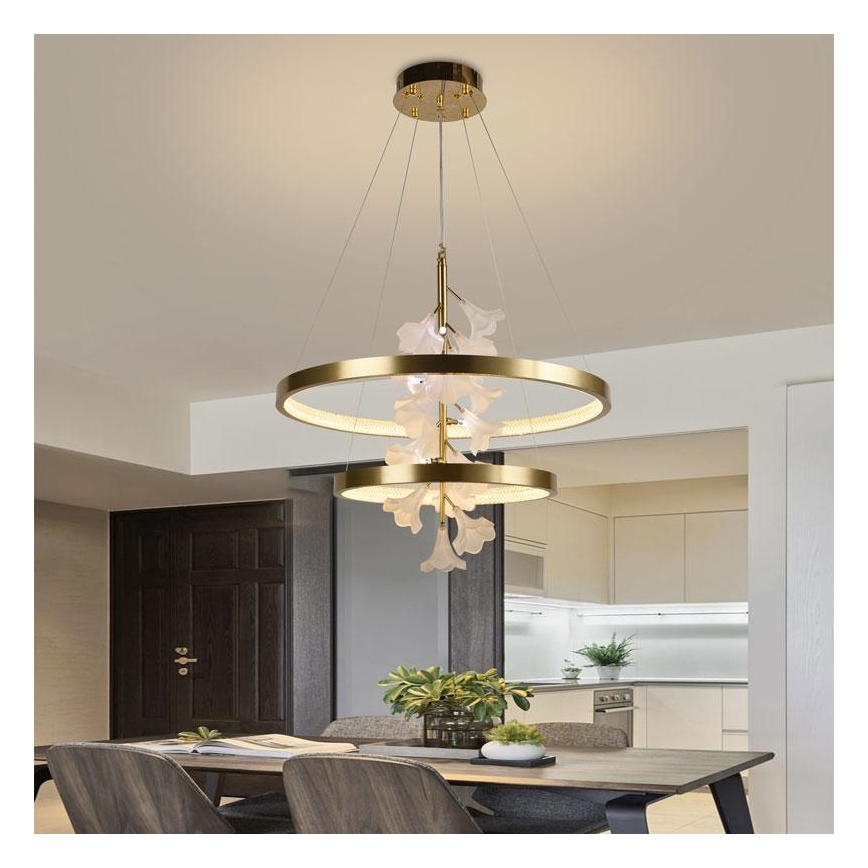 Candelabro suspenso LED com regulação LED/70W/230V 3000-6500K + controlo remoto