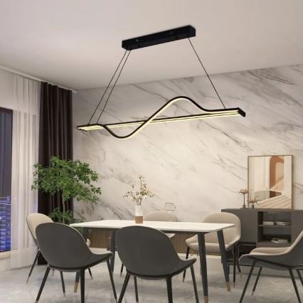 Candelabro suspenso LED com regulação LED/70W/230V 3000-6500K + controlo remoto