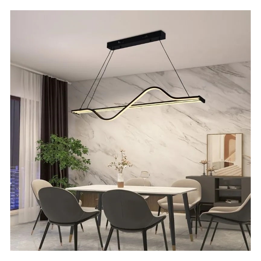 Candelabro suspenso LED com regulação LED/70W/230V 3000-6500K + controlo remoto