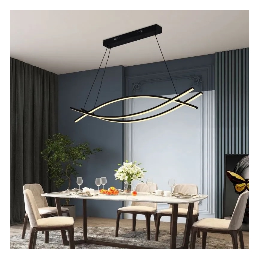 Candelabro suspenso LED com regulação LED/70W/230V 3000-6500K + controlo remoto