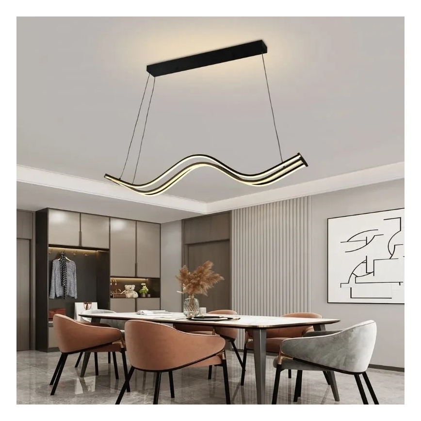 Candelabro suspenso LED com regulação LED/70W/230V 3000-6500K + controlo remoto