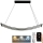 Candelabro suspenso LED com regulação LED/70W/230V 3000-6500K + controlo remoto