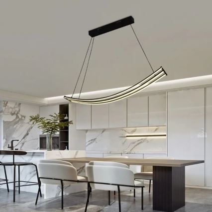 Candelabro suspenso LED com regulação LED/70W/230V 3000-6500K + controlo remoto