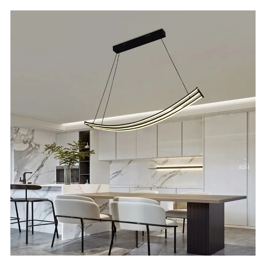 Candelabro suspenso LED com regulação LED/70W/230V 3000-6500K + controlo remoto