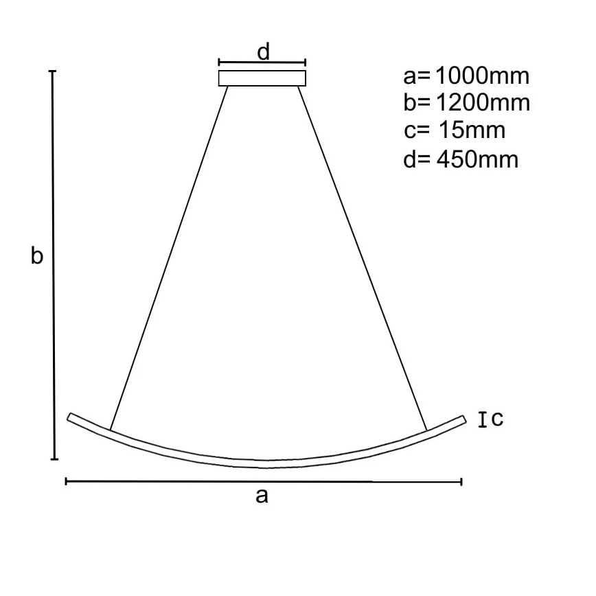 Candelabro suspenso LED com regulação LED/70W/230V 3000-6500K + controlo remoto
