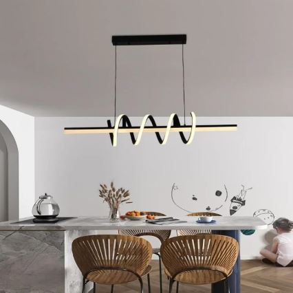 Candelabro suspenso LED com regulação LED/70W/230V 3000-6500K + controlo remoto