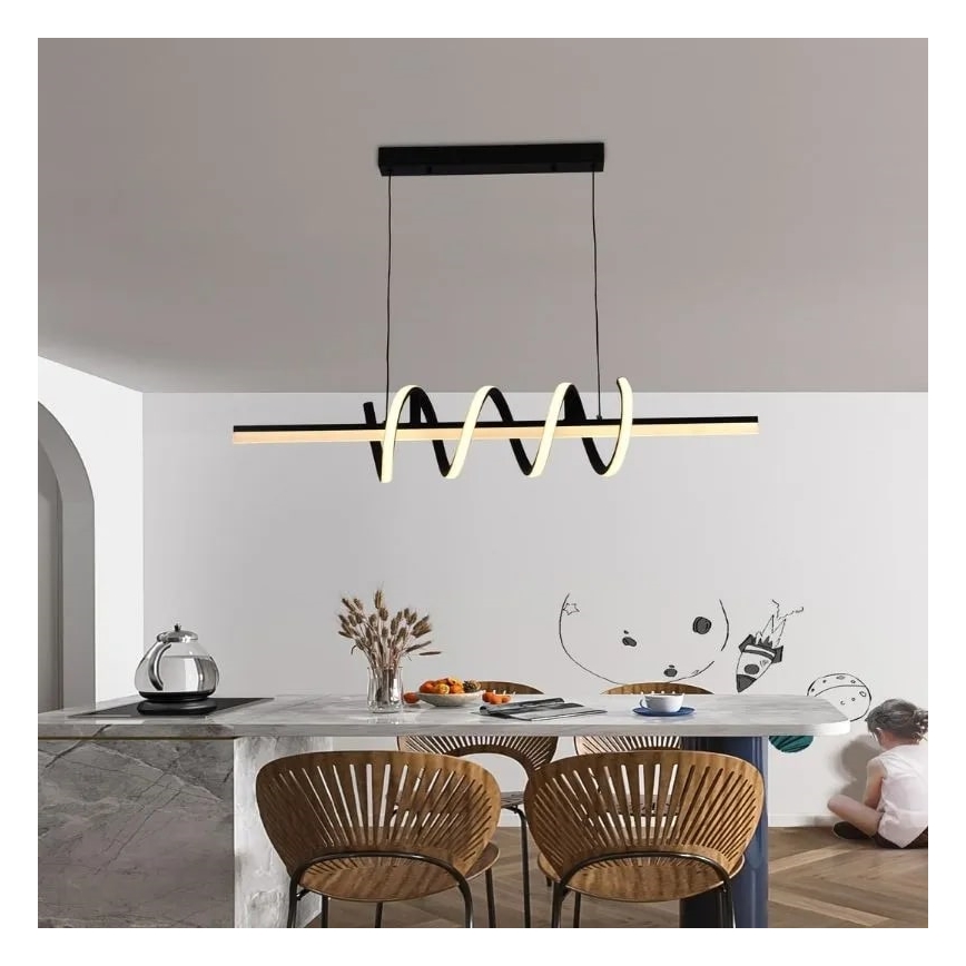 Candelabro suspenso LED com regulação LED/70W/230V 3000-6500K + controlo remoto
