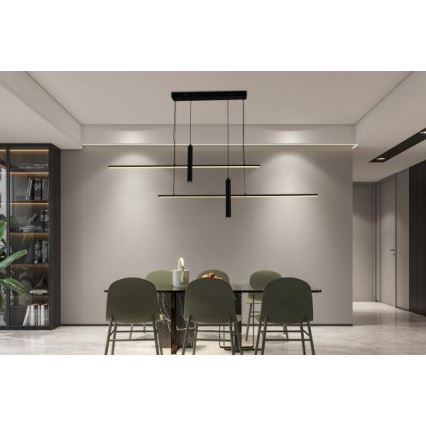 Candelabro suspenso LED com regulação LED/70W/230V 3000-6500K + controlo remoto