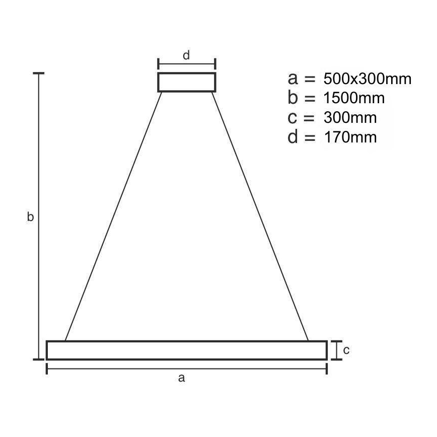 Candelabro suspenso de cristal LED com regulação LED/70W/230V 3000-6500K dourada + controlo remoto