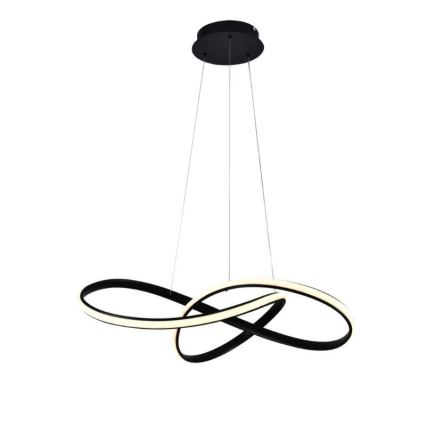 Candelabro suspenso LED com regulação LED/70W/230V 3000-6500K preto + controlo remoto