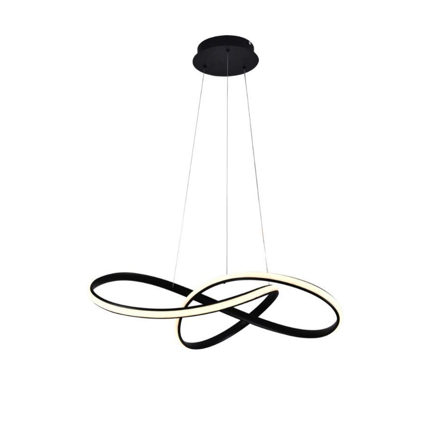 Candelabro suspenso LED com regulação LED/70W/230V 3000-6500K preto + controlo remoto
