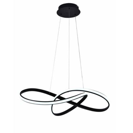 Candelabro suspenso LED com regulação LED/70W/230V 3000-6500K preto + controlo remoto