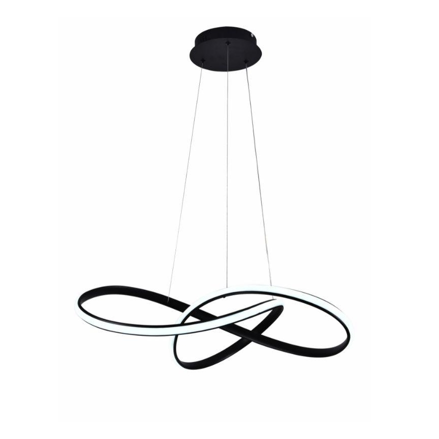 Candelabro suspenso LED com regulação LED/70W/230V 3000-6500K preto + controlo remoto