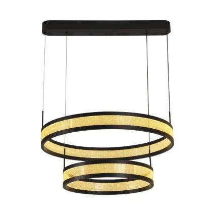 Candelabro suspenso LED com regulação LED/70W/230V 3000-6500K preto + controlo remoto