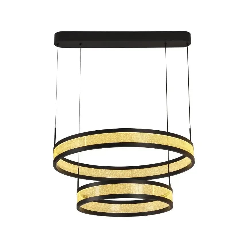 Candelabro suspenso LED com regulação LED/70W/230V 3000-6500K preto + controlo remoto