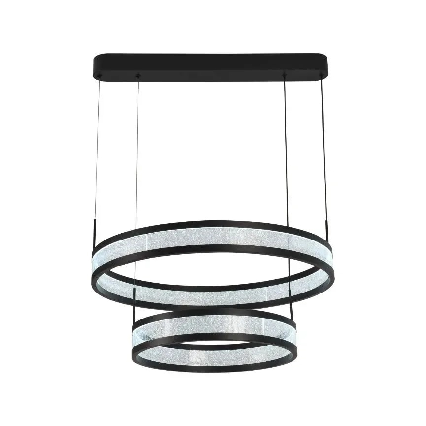 Candelabro suspenso LED com regulação LED/70W/230V 3000-6500K preto + controlo remoto
