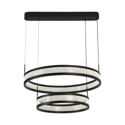 Candelabro suspenso LED com regulação LED/70W/230V 3000-6500K preto + controlo remoto