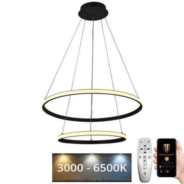 Candelabro suspenso LED com regulação LED/75W/230V 3000-6500K + controlo remoto