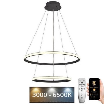 Candelabro suspenso LED com regulação LED/75W/230V 3000-6500K + controlo remoto